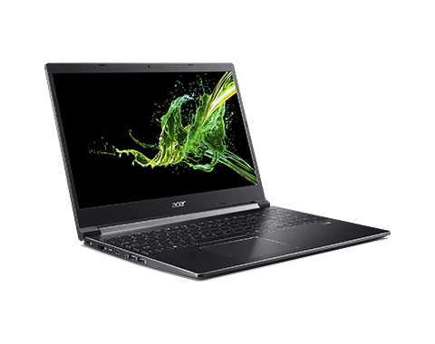 لپ تاپ ایسر 15 اینچ   Acer Aspire7 A715-74G-748E : Core i7-9750 / 8G RAM / 1TB HDD + 256GB SSD / 4GB GTX1650